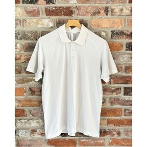 Lululemon White Polo Short Sleeve Shirt